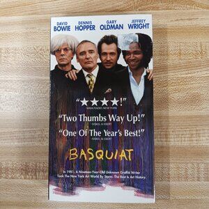 Basquiat 1996 VHS Jean-Michel Hopper Bowie Oldman Graffiti Neo Expressionist VTG